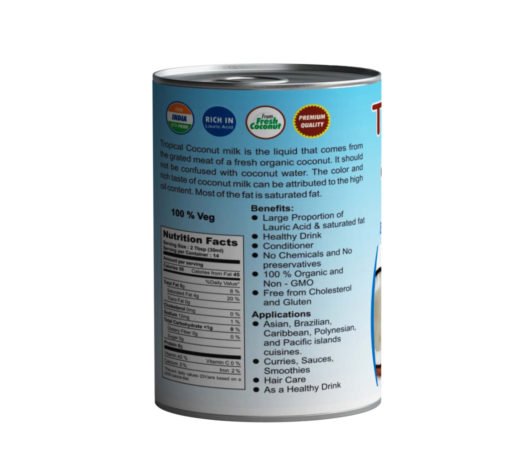 Tropical Coconut milk
